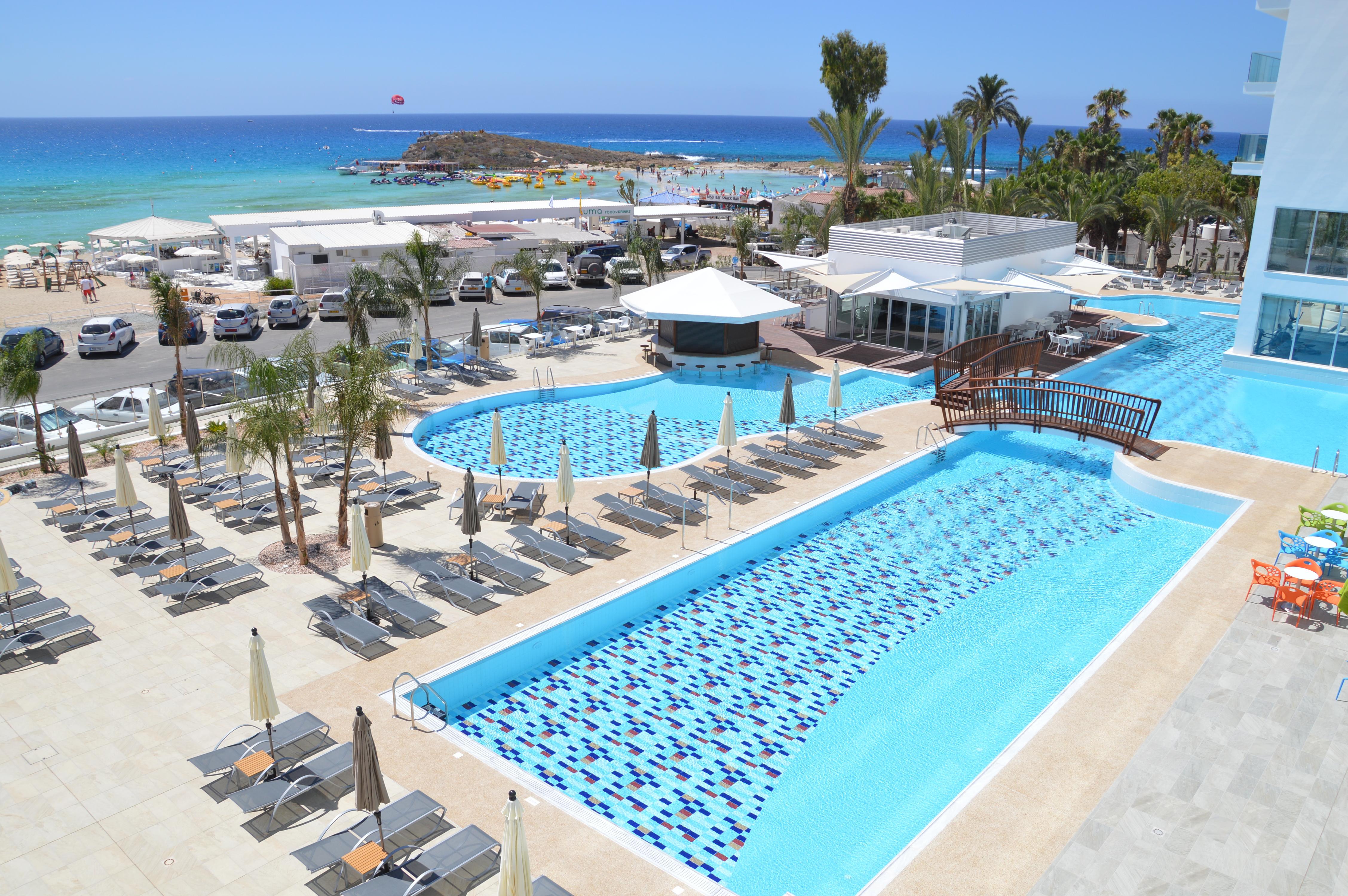 Vassos Nissi Plage Hotel & Spa Ayia Napa Bagian luar foto