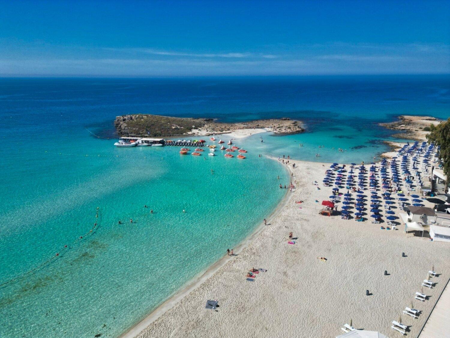 Vassos Nissi Plage Hotel & Spa Ayia Napa Bagian luar foto